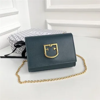 

2019 Spring/Summer New Arrivals Original FURLA Women's Bags,High Quality Dark Green Color Furla Bags L & S Size