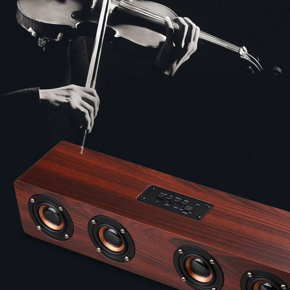 Беспроводная Bluetooth Колонка портативная Hi-Fi ударная бас-Колонка Bluetooth Динамики Soundbar сабвуфер caixa de som