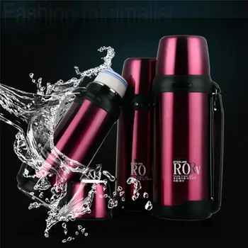 

304 Stainless Steel Thermos Hot Water Coffee Vacuum Flasks Thermoses Travel Thermos Bottle 1000ml 1500ml 1800ml