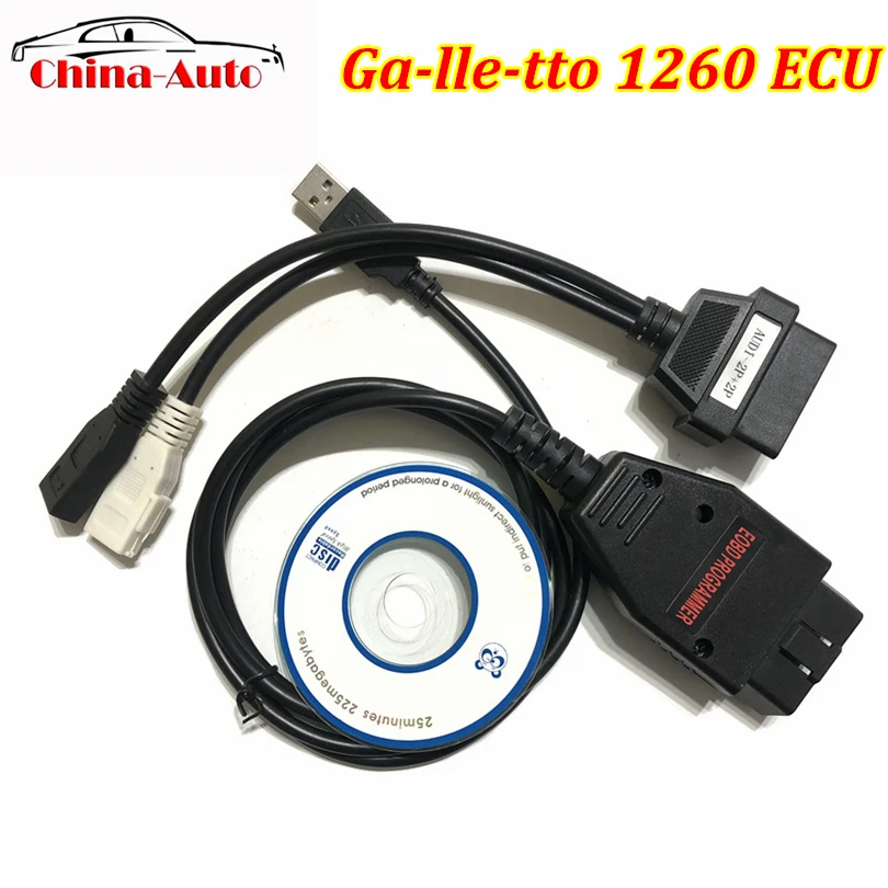 10 шт. 1260 ecu Авто сканер ECU чип тюнинговый инструмент Gall-etto 1260 ECU Flasher Высокая Распродажа Автомобильный диагностический сканер Инструменты
