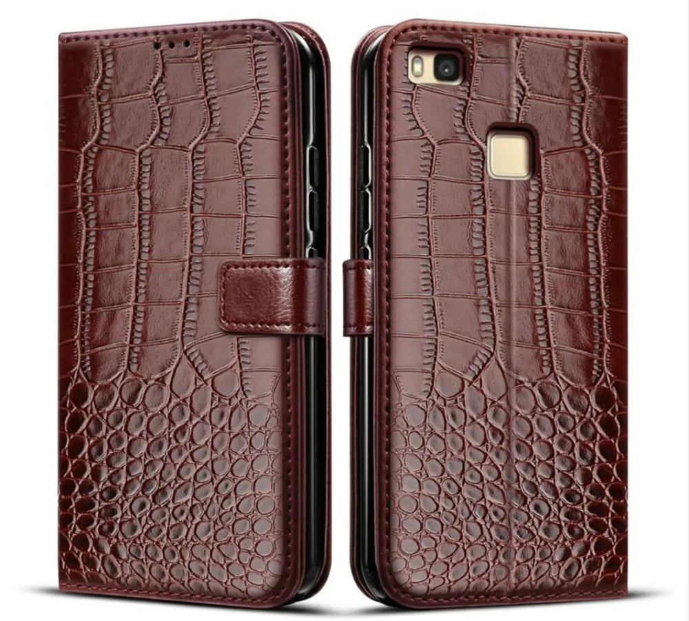 Per Huawei Ascend P9 Lite Mini Smart G9 Honor 6 Plus 7 8 9 Lite 7I Shot X 9I 9N 6X 5X Custodia Per Telefono Portafoglio In Pelle Flip Cover Bag