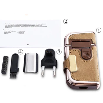 

Electric Shaver Portable Rechargeable Cordless Foil Electric Razor Shaver with USB Charging Cable for Men's face beauty tools