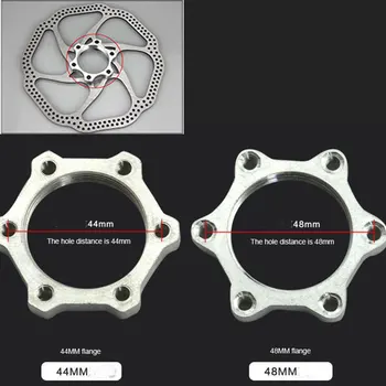 

6 Bolts Flens Adapter Rotor Adapter Fiets Freewheel Schroefdraad Hubs Schijf Schijfremrotor 1 Piece