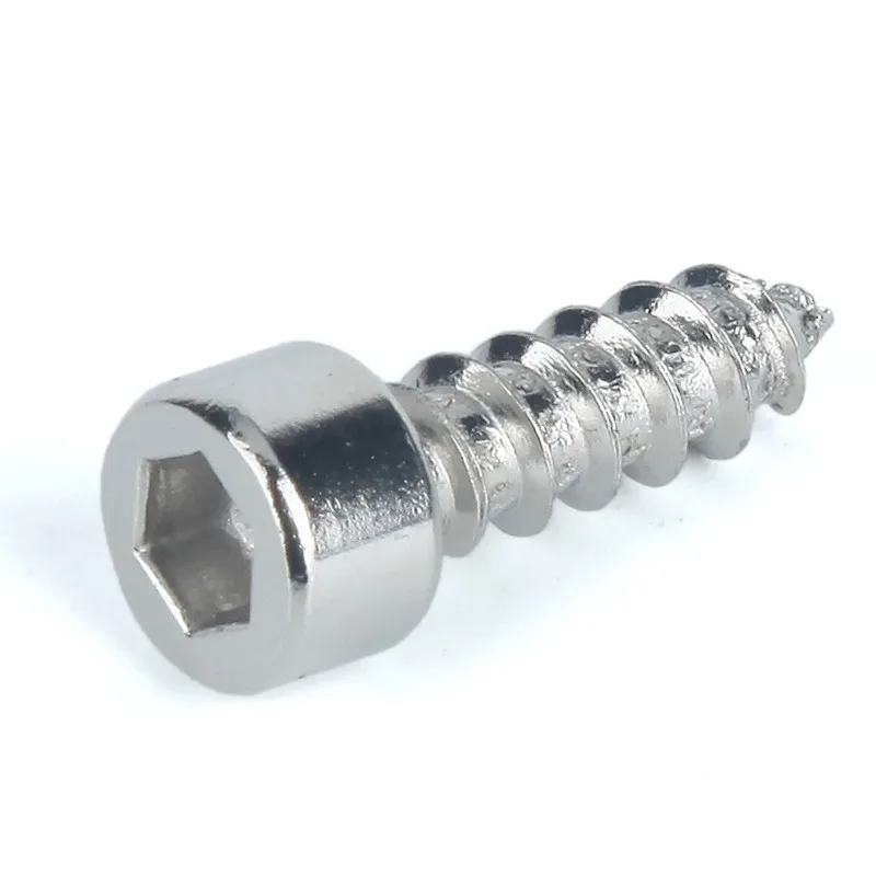 50Pcs M2 M2.6 M3 M3.5 M4 HA Nickel plated Socket Head Cap Screw Self