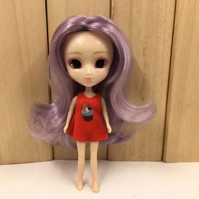 Petite Blythe Doll with Purple Hair, Sleepy Eyes & Bendable Body 1
