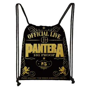

Custom Panter Drawstring Bag Daypack Kid Satchel Casual Backpack Teenager Storage Bag Women Men 32x38cm*181031-03-9042