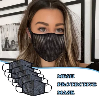 

1/3/5pc Mouth Masks For ' Anti-face Mask Washable Earloop Mask Cloth Face Mask Washable Reusable Breathable Mouth Caps masques