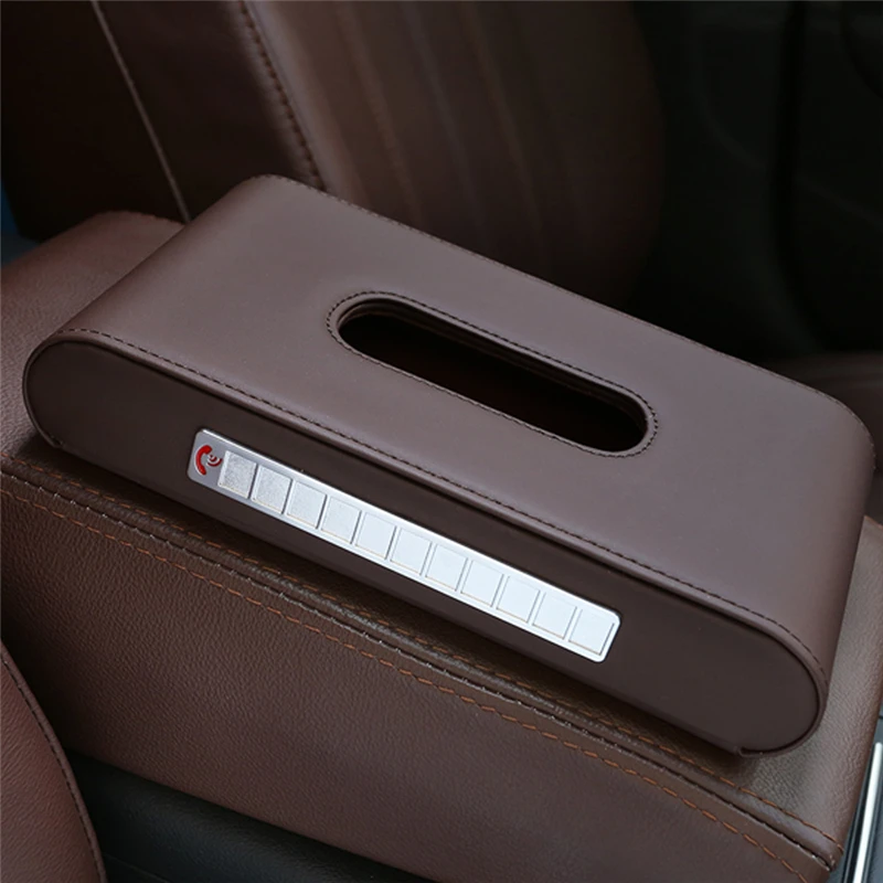 GELINSI для Audi A4 A5 A7 A6 A8 Q3 Q7 Q5, автомобильный стиль, кожаная коробка для салфеток, бумажный контейнер для салфеток, чехол, аксессуары для интерьера