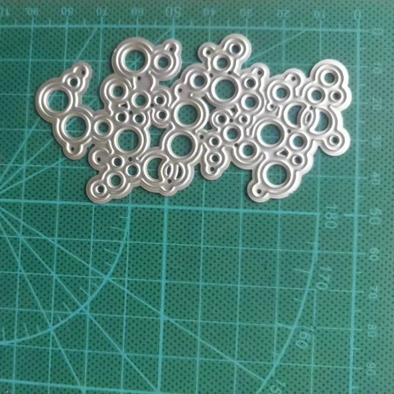 

Circle Stencil Craft Metal Cutting Dies DIY Paper Cutter Cutting Dies Bubble Frame Photo Album Stamping Scrapbook Home Decor