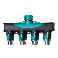 Садового шланга адаптер для орошения 4-полосная соединители водяного шланга женский резьбы крана