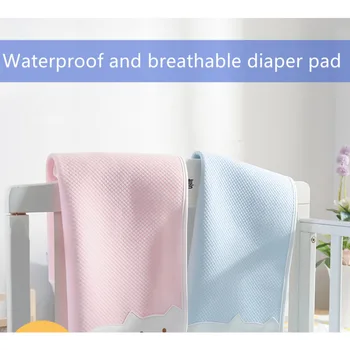 

Baby Urine Pad Waterproof Can Wash Newborn Pure Cotton Leak Proof Pad Ventilation Baby Defence Bed-wetting Cushion Nursing Pad
