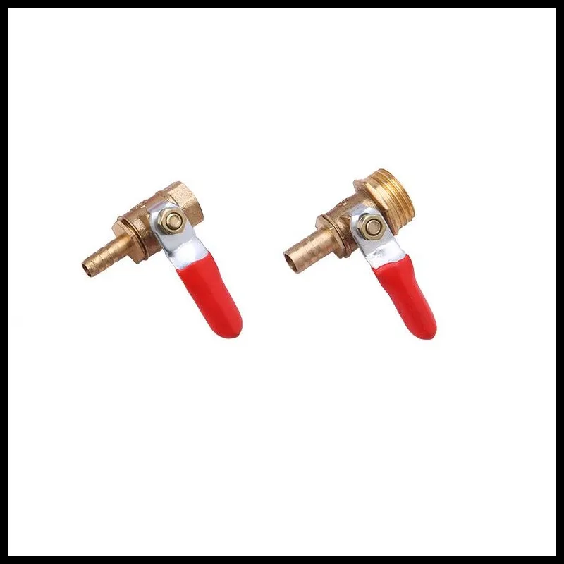 

10-15pcs/Lot Female/Male + 8/10/12mm Barb Brass Water Oil Air Gas Fuel Line Shutoff Ball Valve Pipe Fittings Pneumatic Connector