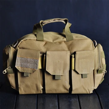 

Tactical Military Outdoor Hiking Riding Multi-function Men Waist Bag Straddle Camouflage Multi Color Options Backpack Rucksack