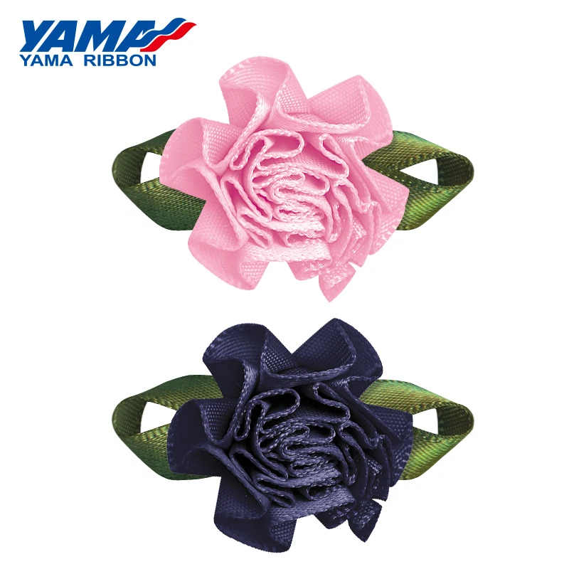 YAMA Foliage цветок гвоздики диаметр 25 мм ± 3 мм лист 38 мм ± 3 мм 200 шт./пакет Омбре органза сатин лента украшение для волос