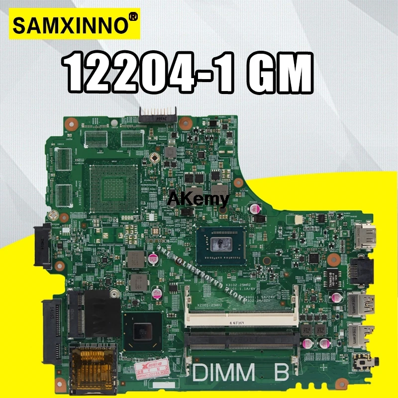 12204-1 For Dell INSPIRON 2421 3421 5421 laptop motherboard CN-07GDDC 12204-1 com Dual-core CPU orginal Teste motherboard