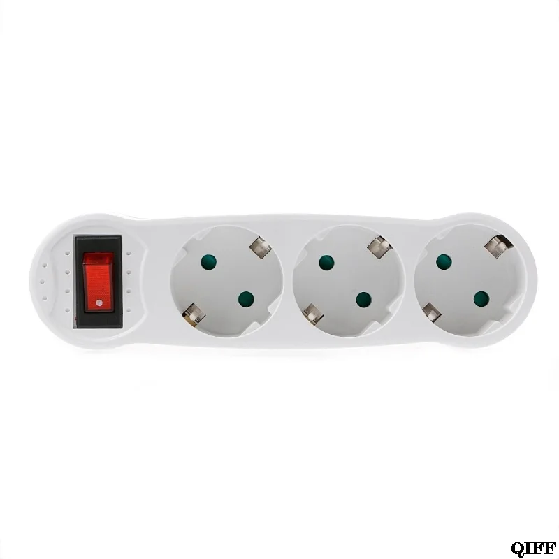 

Conversion Plug European Standard German Standard One-to-Three Conversion Socket with Switch Charger Plates Socket