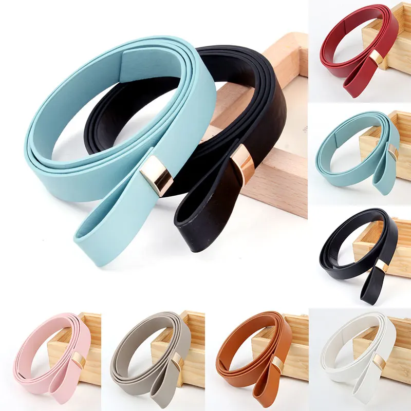 

Dress corset belt Decor Cummerbund Soft Belt PU Leather Solid Color Waist Belt Knotted Waistband DIY Waist Strap corset belt Red