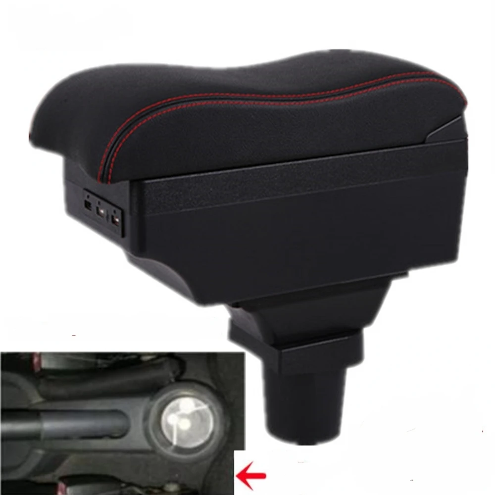 

Arm Rest For Mitsubishi Colt Armrest Box for Colt z30 Center console central Store content box with USB interface