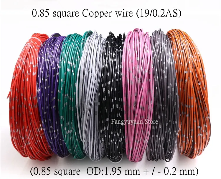 

1M18AWG Vehicle Modified Insulation Low Voltage High Temperature Flame Retardant Wire Multi-Color Power Cord