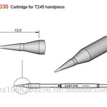 Оригинальные JBC C245-030 ПАЯЛЬНЫЕ НАКОНЕЧНИКИ оригинальные сварочные Биты