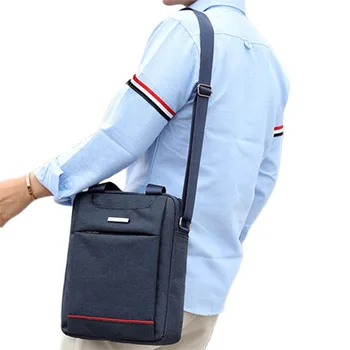 

Mens Shoulder Bag Oxford Cloth Multi-level Space Men Splash-proof Anti-scratch Zipper Light Casual Business Briefcase Handbag