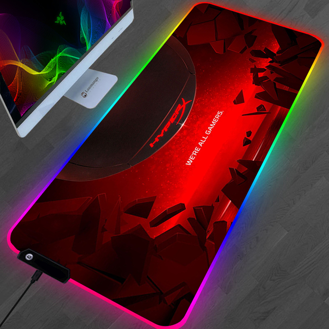 HyperX Mouse Pad Deskpad PC Gamer Accessories Gaming Mouse Mats Mausepad Varmilo Rug Mice Keyboard Computer Office Mousepad