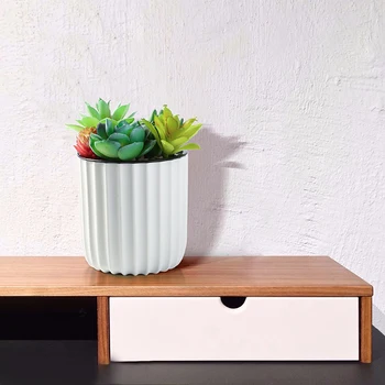 

Artificial Succulent Plants Fake Cactus Home Floral DIY Garden Miniature Decor
