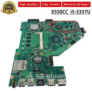 

X550CC Laptop Motherboard I5-3317U For ASUS X550C X550CL X552C X550CC Mainboard SR0XL i5-3337U