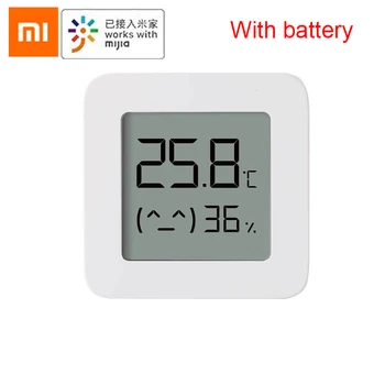 

XIAOMI Mijia Bluetooth Thermometer 2 Wireless Smart Electric Digital Hygrometer Thermometer humidity Work with Mijia APP MI home