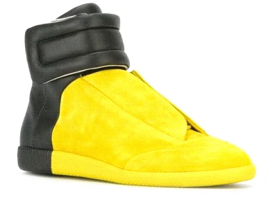 AS THE PICTURE Mens Casual Shoes Hook& Loop Celebrity Men Fashion Sneakers Shoes Lace Up High Top Male Leisure Shoes Spring Autumn Size 38-46 - Цвет: AS THE PICTURE