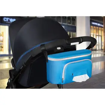 

Baby Stroller Storage Basket Large Capacity Trolley Parts for Baby Cart without Shoulder Strap
