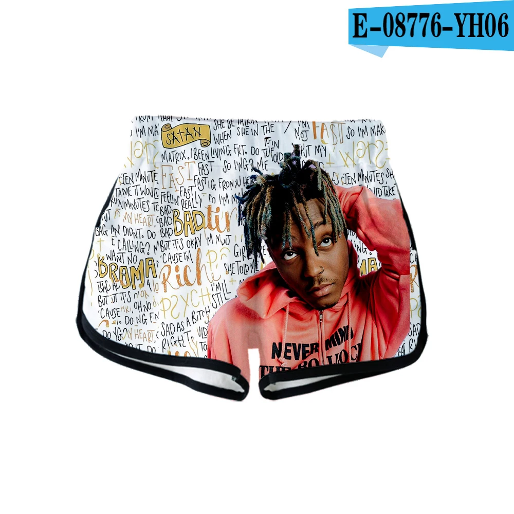 R.I.P. Respect хип-хоп рэпер Juice WRLD Jarad Anthony Higgins 3D летние женские повседневные милые девушки горячая Распродажа сексуальные шорты одежда - Цвет: YH06
