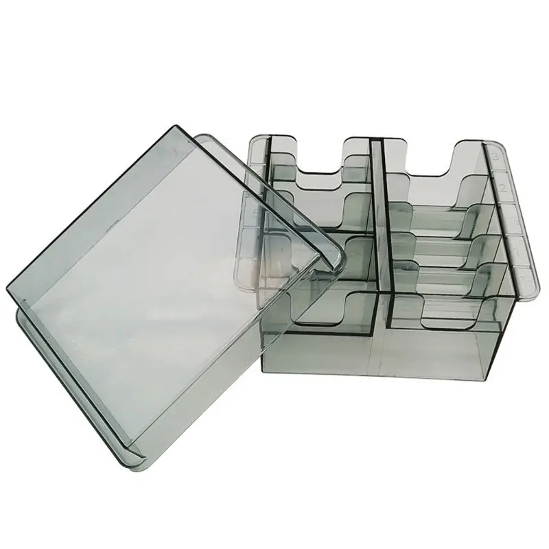  Grid Base Storage Box for Hair Clipper Trimmer Limit Comb Guide Comb Barber Tool