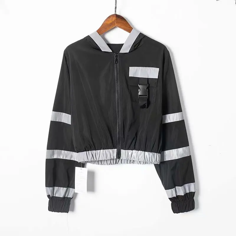 Брюки карго Женские Светоотражающие со съемной завышенной талией и пряжкой| |