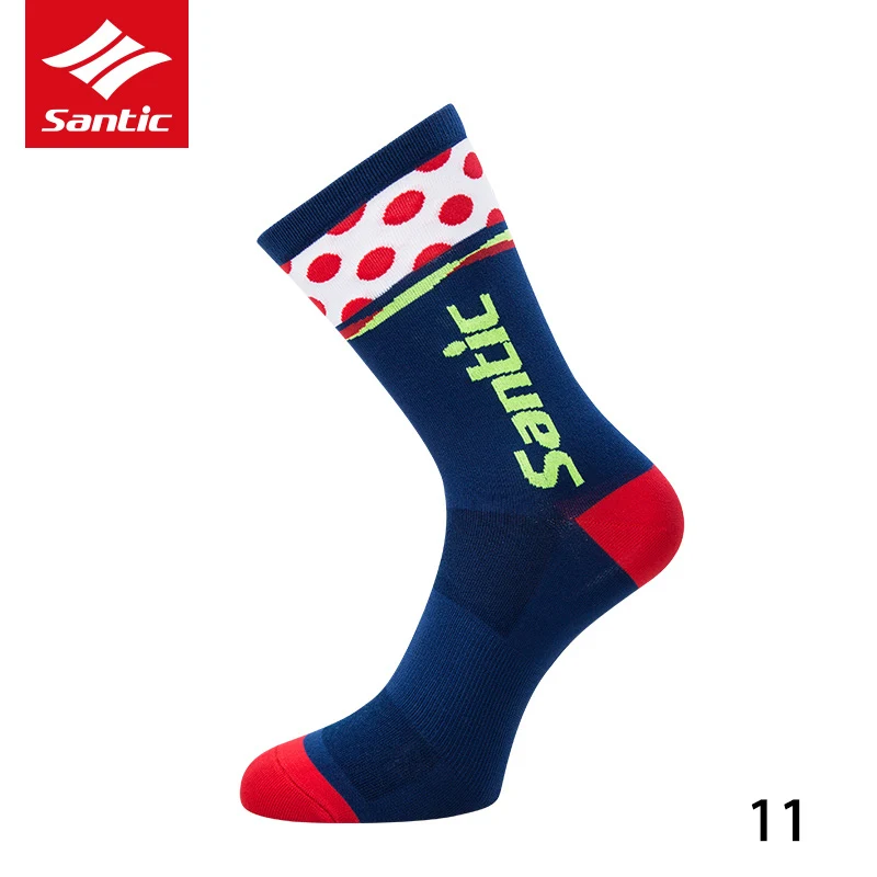 11-1 pair SANTIC pro велосипедные носки, мужские и женские носки, спортивные, анти-пот, дышащие, для бега, пешего туризма, носки для езды на велосипеде, Экипировка для мужчин t 13 стилей - Цвет: 11-1 pair
