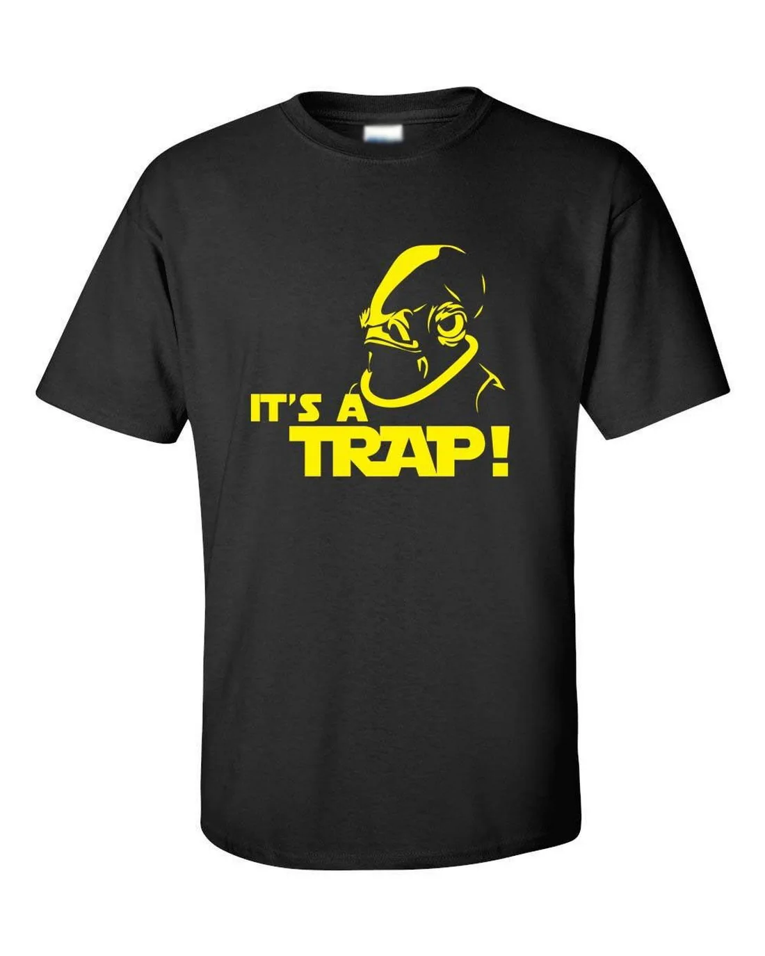 Admiral Ackbar IT'S A TRAP Star Wars Funny Cool Death Men's Tops Tee T Shirt T-Shirt Homme Customized |