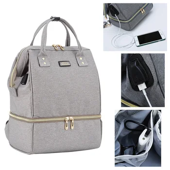 

Baby Bag Multifunctional Mommy Bag Waterproof Baby Bags Insulation Refrigeration Breast Milk USB Charging Baby Travel Bags