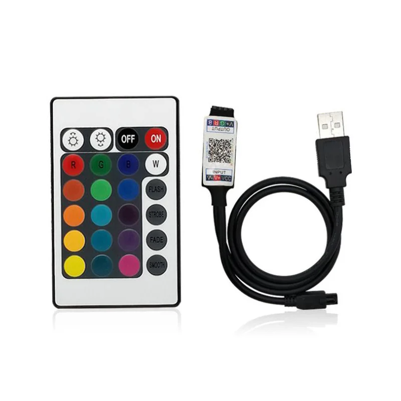 USB кабельная полоса bluetooth 4,0G Светодиодная лента RGB контроллер мобильное приложение умный музыкальный контроллер DC5V-24V Android IOS управление