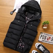 Осенне-зимний хлопковый жилет, мужской жилет в Корейском стиле для подростков, приталенный хлопковый жилет, модный Шелковый жилет