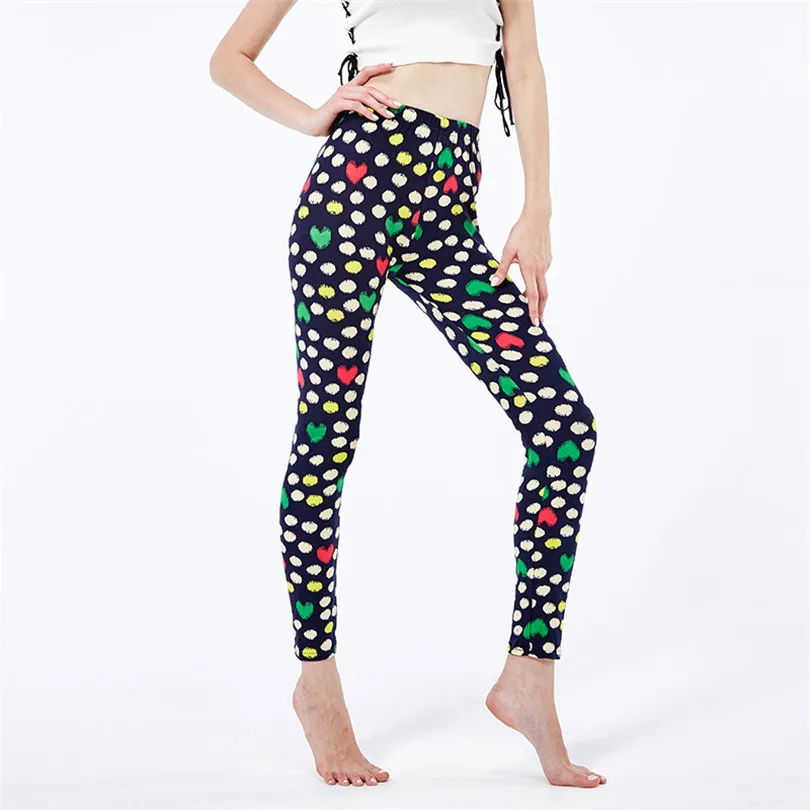 amazon leggings VISNXGI Women Leggings High Waist Dot Fitness Leggins Mujer High Stretch Sportswear Ladies Polyester Casual Printed Pattern Pant spanx pants Leggings