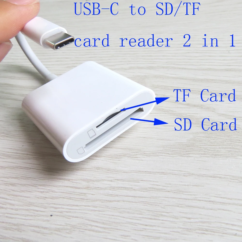 Тип C к SD/TF кард ридер камеры для USB мобильных телефонов и планшетов|Адаптеры Type-C| |