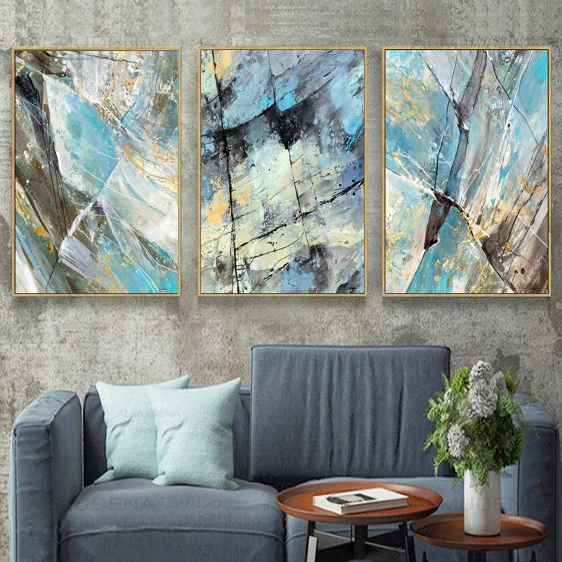 Bilder Drucke Mobel Wohnen Colorful Abstract Wall Art Canvas Poster Modern Artwork Nordic Home Decoration