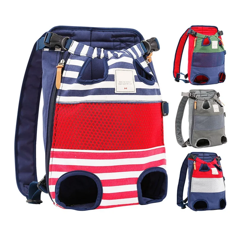 

Convenent Carry Backpack Outdoor For Cat Dog Front Carrier Bag Breathable Small Pet Holder Canvas Bag Sling Holder Supplies