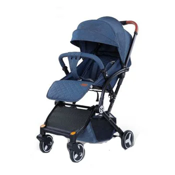 

High landscape baby dining chair stroller can sit and lie easy folding light four-wheel shock absorber