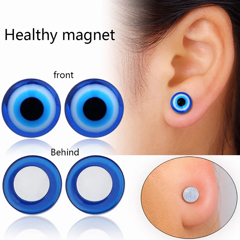 1 Pair Stimulating Acupoints Healthy Stud Earring Weight Loss Bio Magnetic Therapy Earrings Magnet in Ear Slimming Dropshipping | Красота и