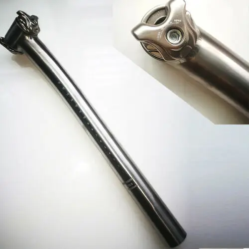 27,2 титановое Велосипедное Сиденье Ti Setback Seat post 350/400 мм
