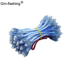 100 шт. 9 мм буквы для рекламных вывесок светодиодный пиксельный модуль DC5V IP65 водонепроницаемая лампа в форме слова светодиодная подсветка для письма знак рекламы