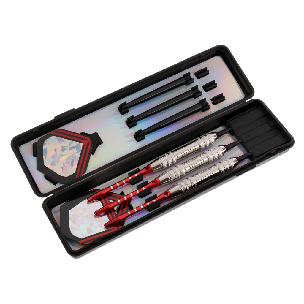 3 Pieces Professional Premium Soft Tip Darts Electronic Darts Iron Barrels witih Storage Box Darts Game for Family Adults Kids 3 Pieces Professional Premium Soft Tip Darts Electronic Darts Iron Barrels witih Storage Box Darts Game for Family Adults Kids