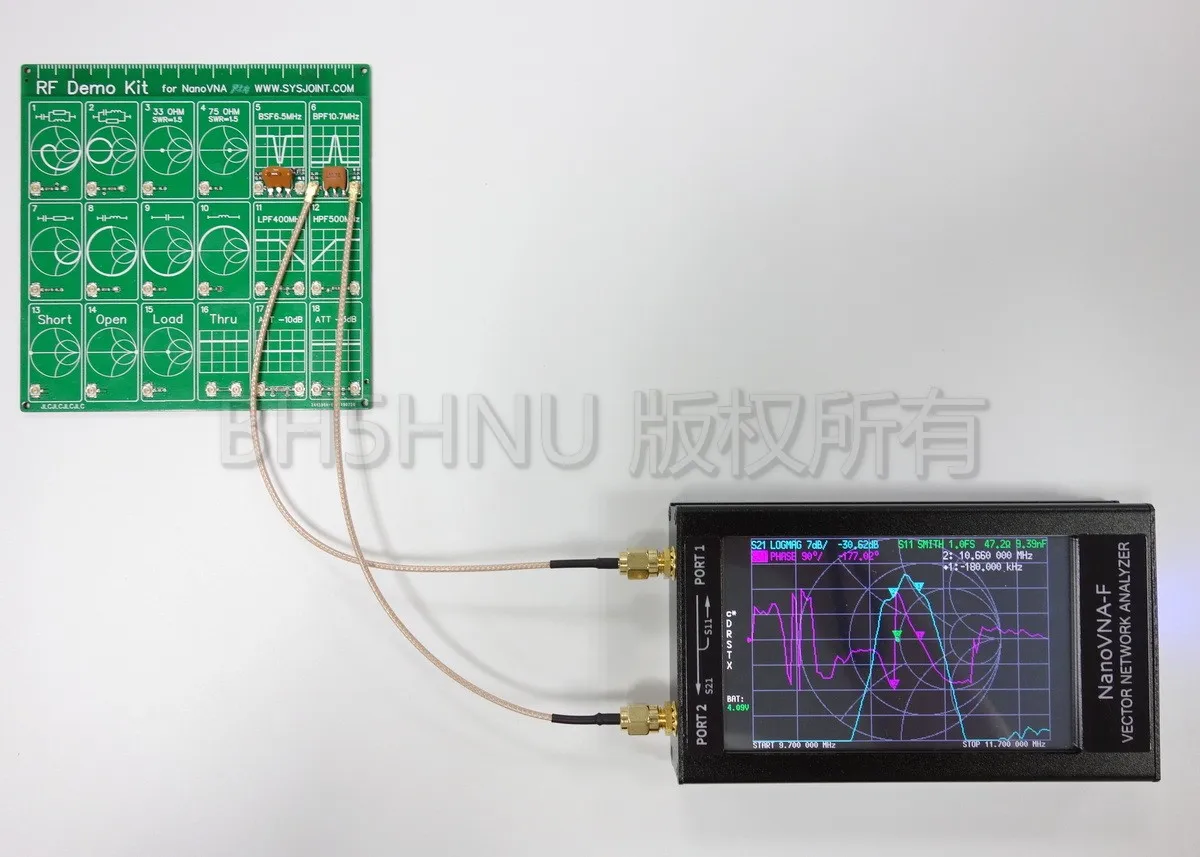 NanoVNA-F векторный сетевой анализатор HF антенна УКВ, СКВ анализатор HF стоячая волна метр