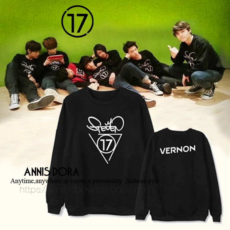 Kpop Seventeen Vernon Wonwoo The8 Dk Mingyu Jun Dino Hoshi Joshua Name Same Style Same Style Pullovers Sweater Sweater Style Sweater Pulloversweater Kpop Aliexpress